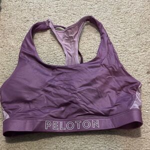 Peloton Mauve Sports Bra - Medium